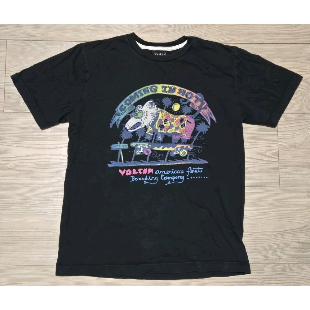Volcom Shirt Youth Large Vintage Y2k Skate Skating Skater Skateboard Tee